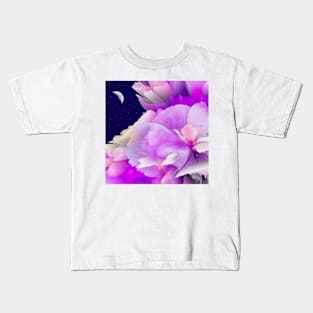 blossom night digital painting Kids T-Shirt